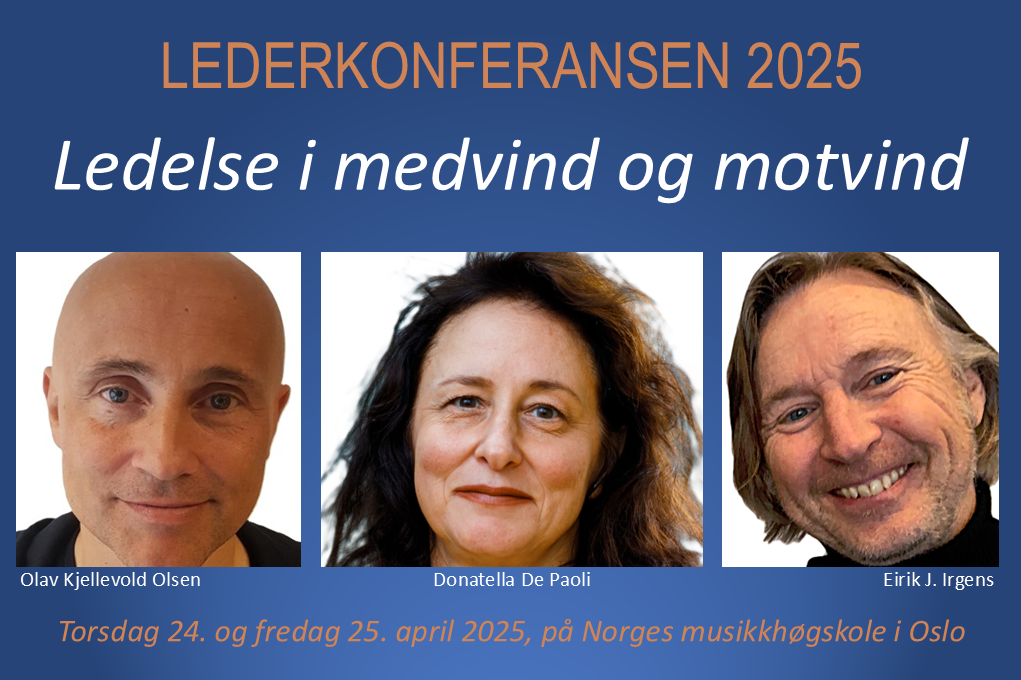 Hovedforedragsholderne på Lederkonferansen 2025.