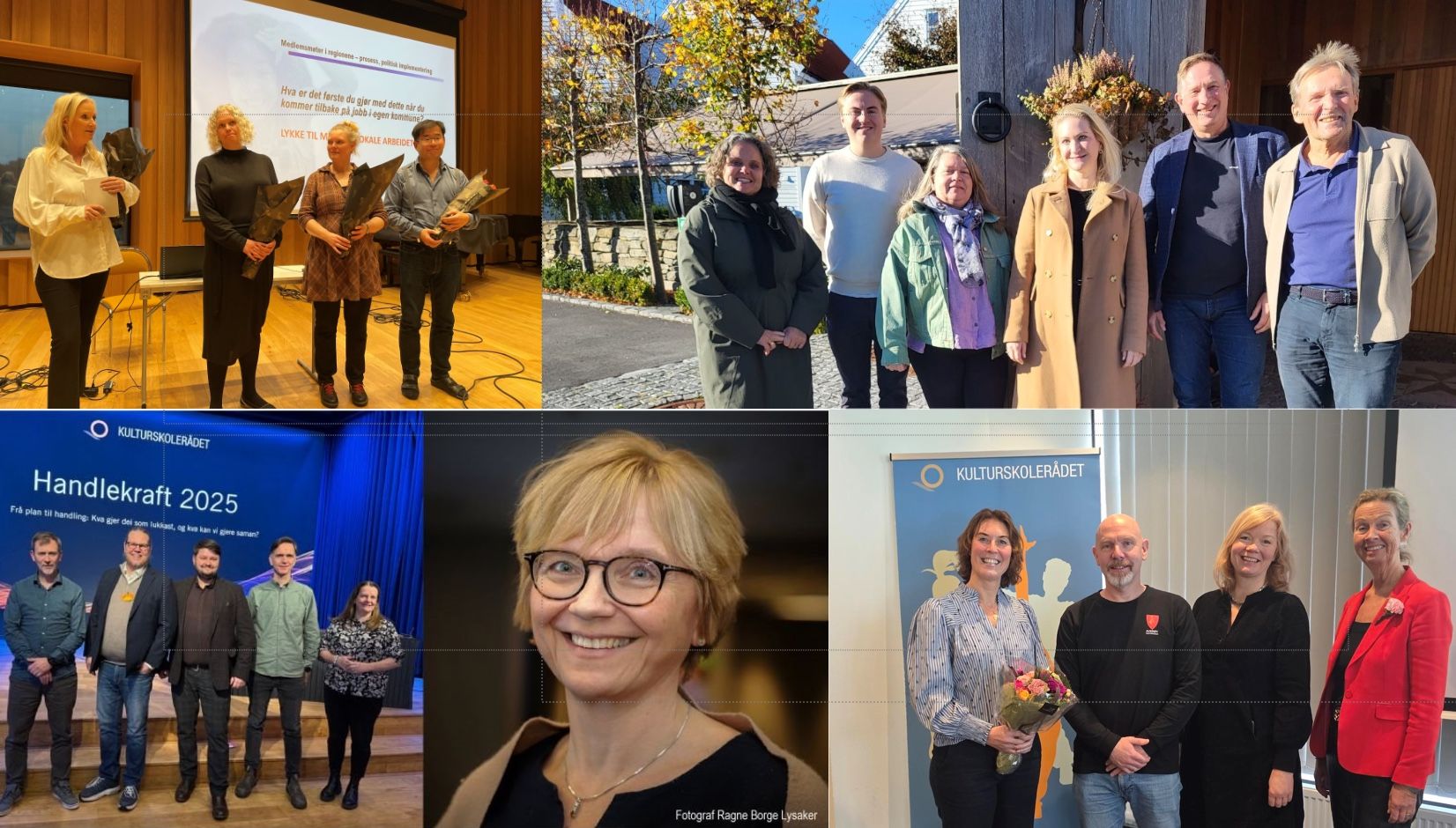 Bildecollage av nye styremedlemmer