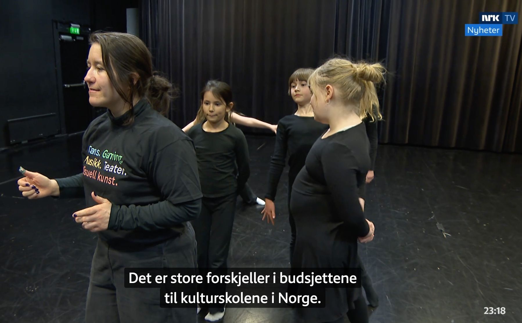 Skjermbilde fra NRK Kveldsnytt, 30.03.26